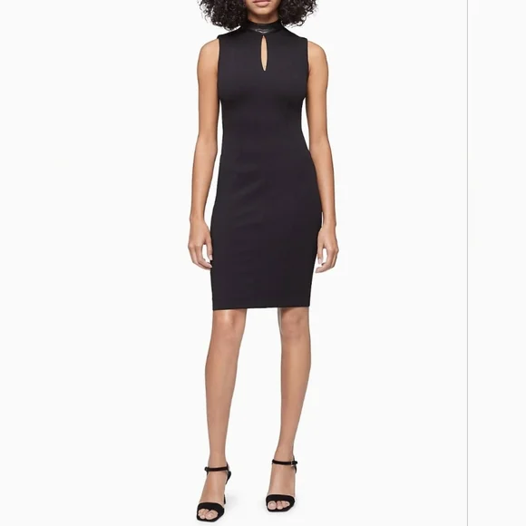 alexis faux leather dress Alexis Dress, Black main image 0